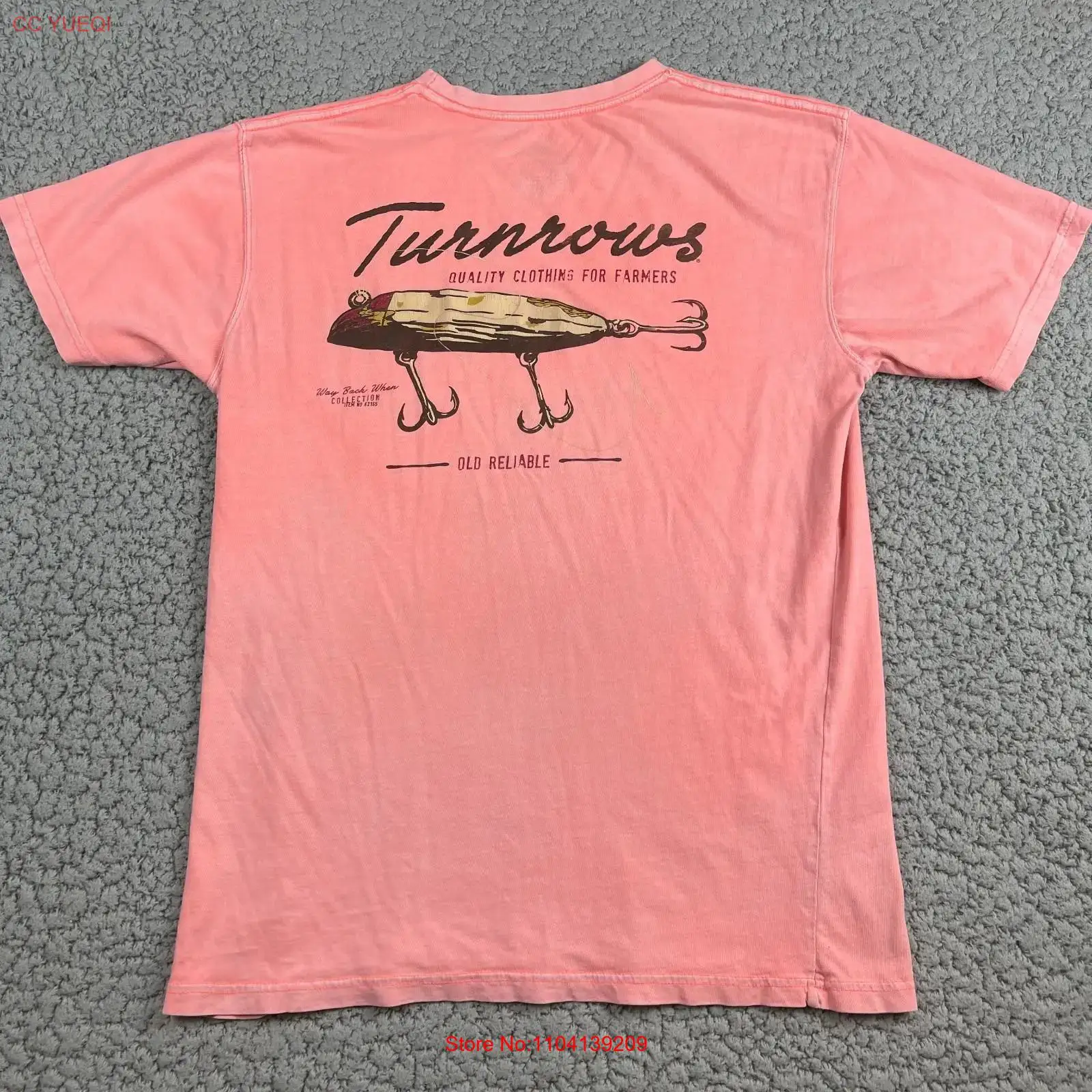 Fishing Equipment In China - Turnrows Farm Equipment Pocket T Shirt