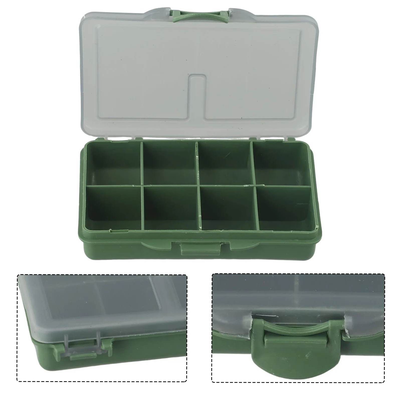 Fishing Equipment Organizer - 1-8 Compartments Storage Box Carp Fishing