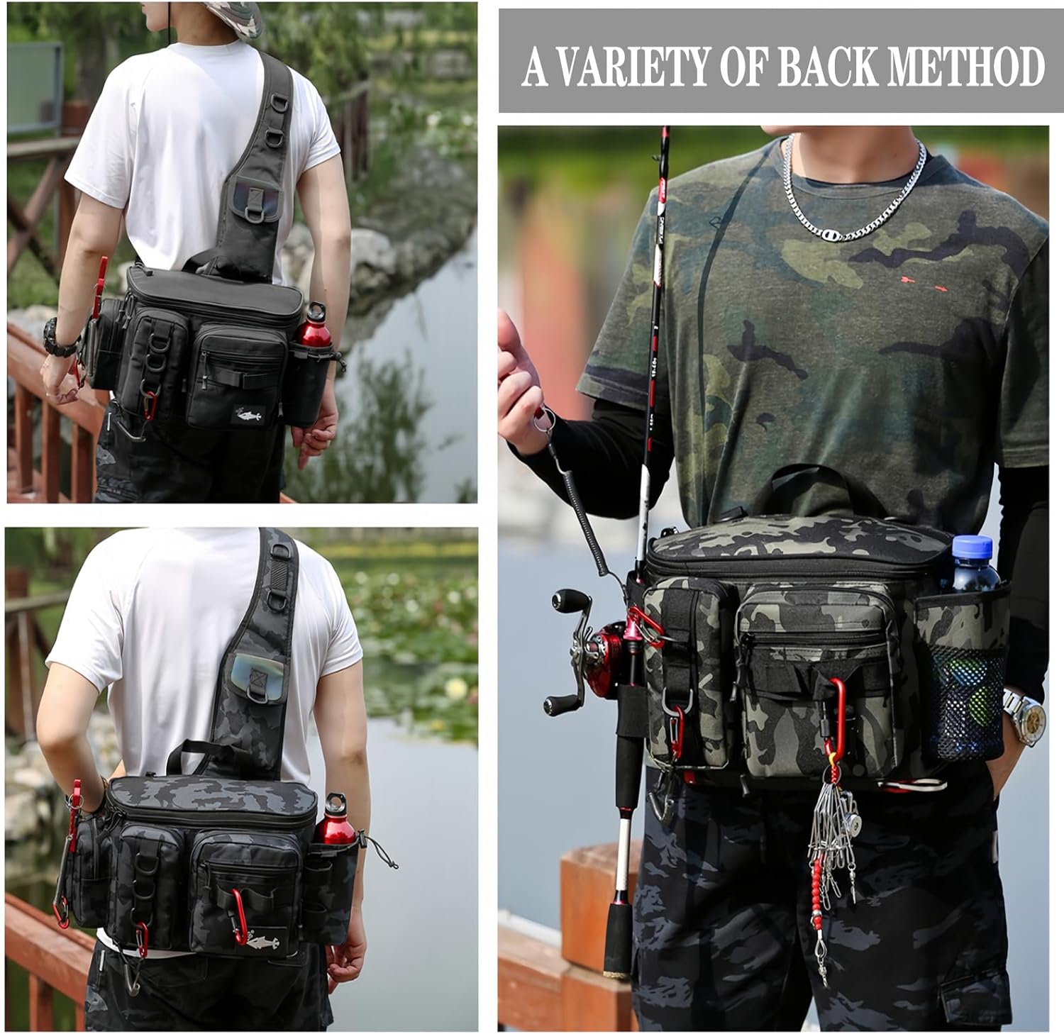 Fishing Equipment And Gear - Fishing Sling Tackle Bag - Lightweight