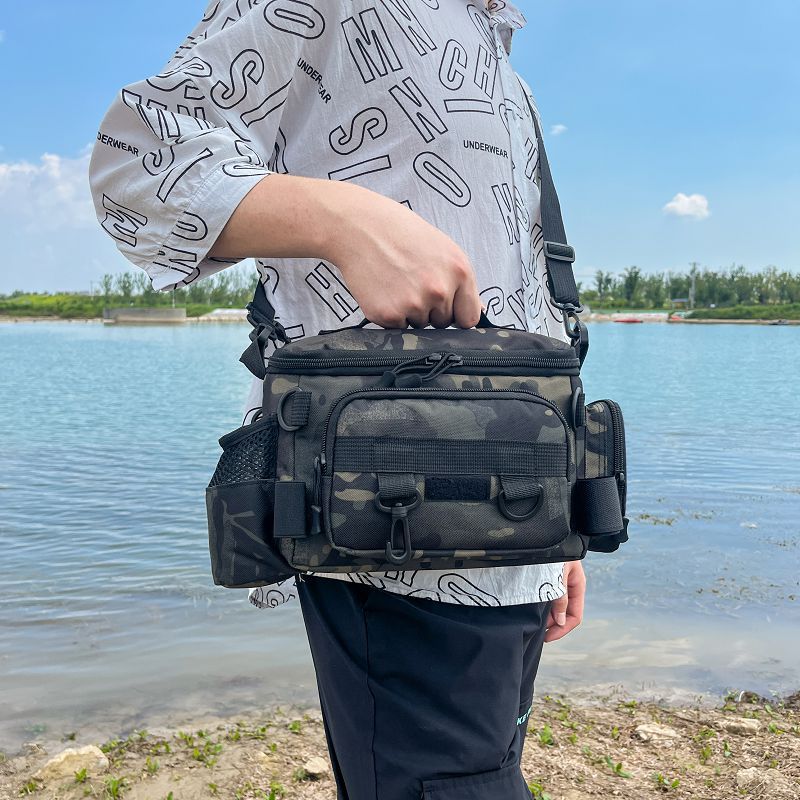 Fishing Equipment Organizer - 40L Waterproof Fishing Backpack with 4
