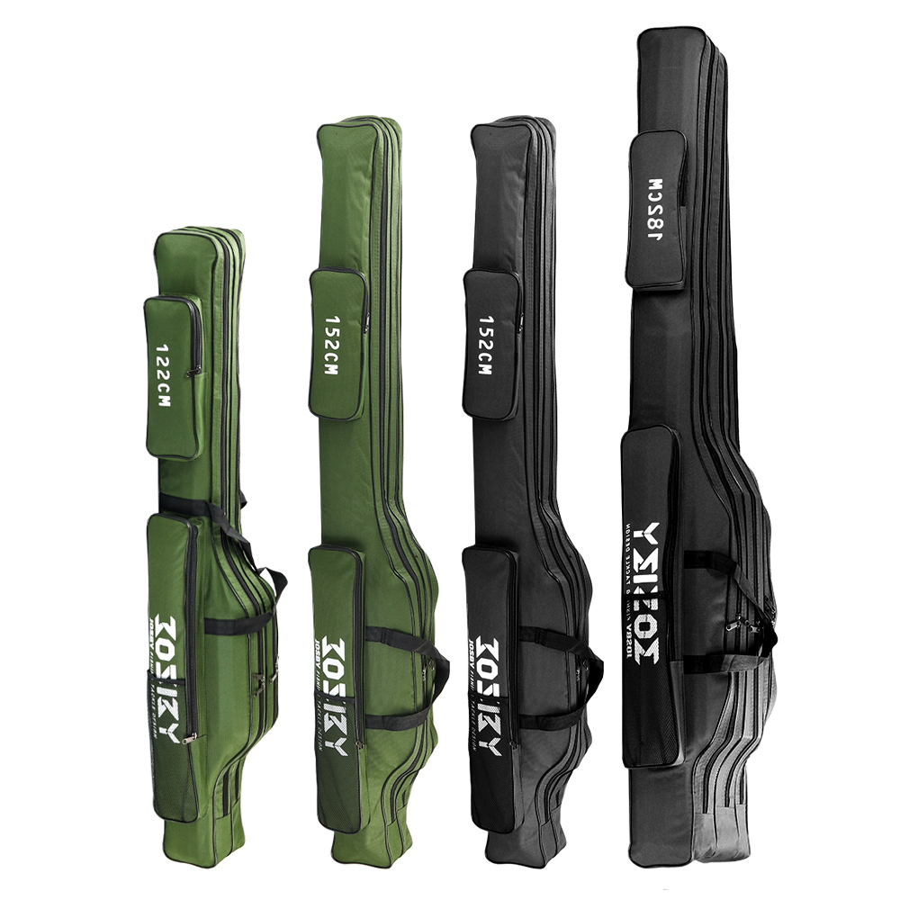 Fishing Equipment Organizer - Portable Foldable Fishing Rod Carrier Fish