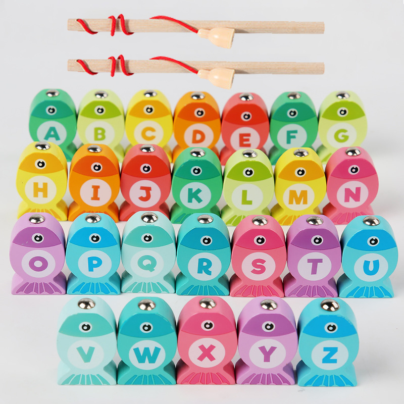 Kids Wooden Fishing Game Toys  - Fishing Equipment Kids recension och pris