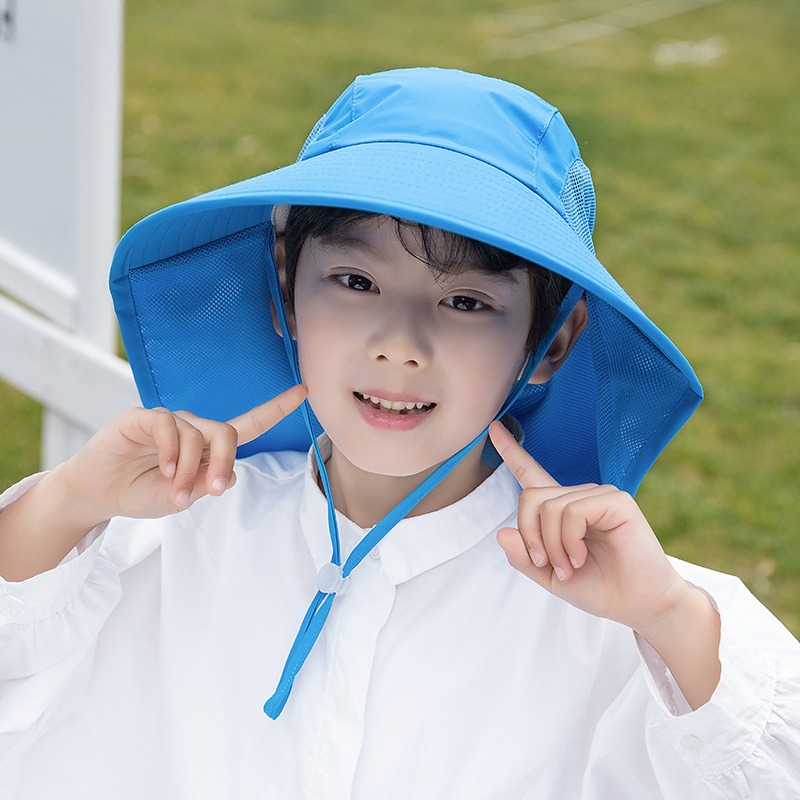 Kids Sun Hat with Neck Flap UV - Fishing Equipment Kids recension och pris