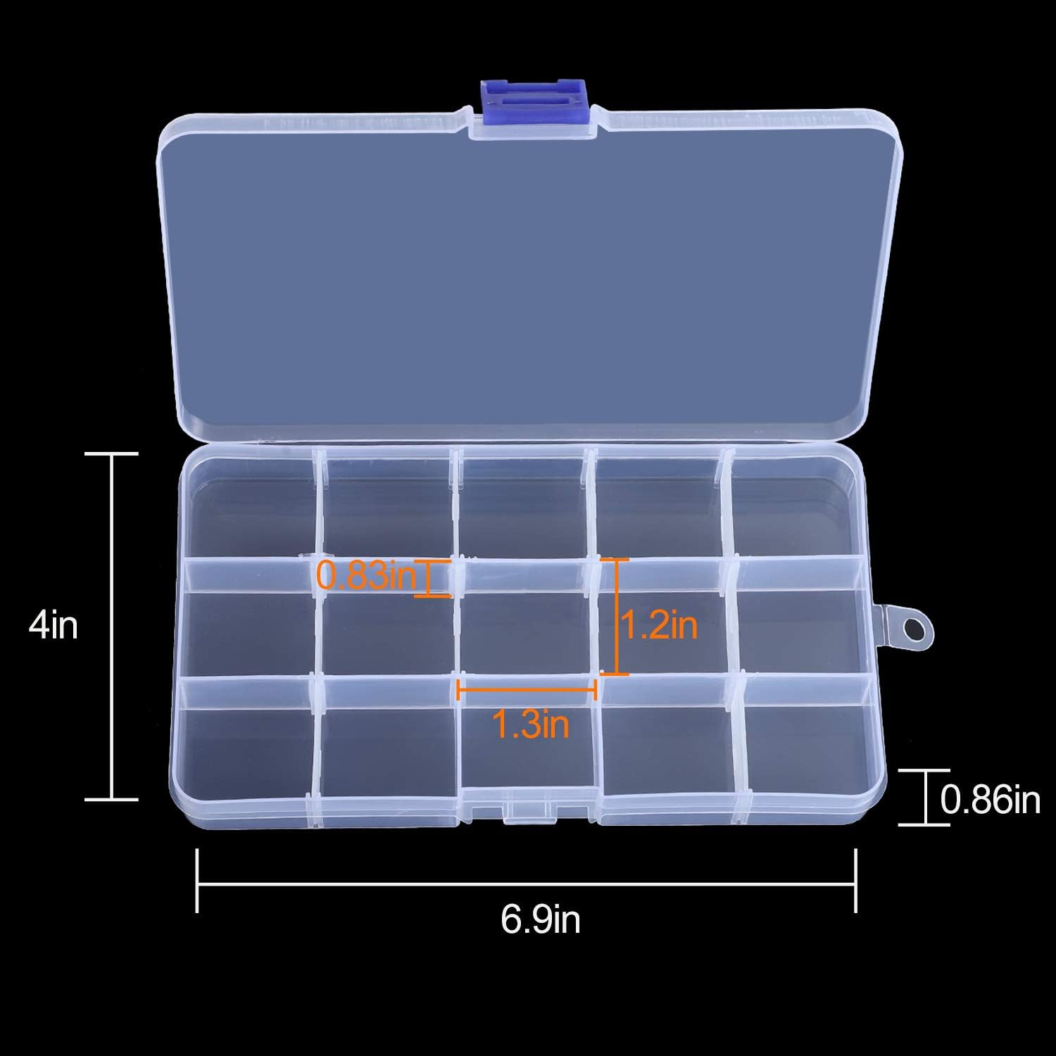 15 Grids Small Plastic Storage - Tackle Box recension och pris