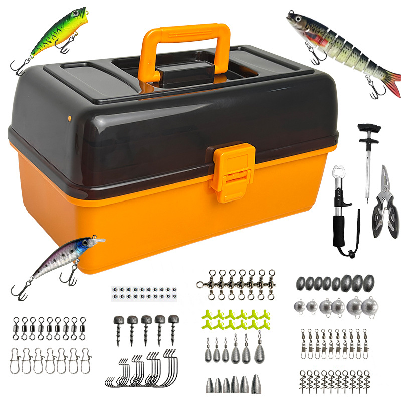 Large Four-Layer Outdoor Fishi - Tackle Box recension och pris