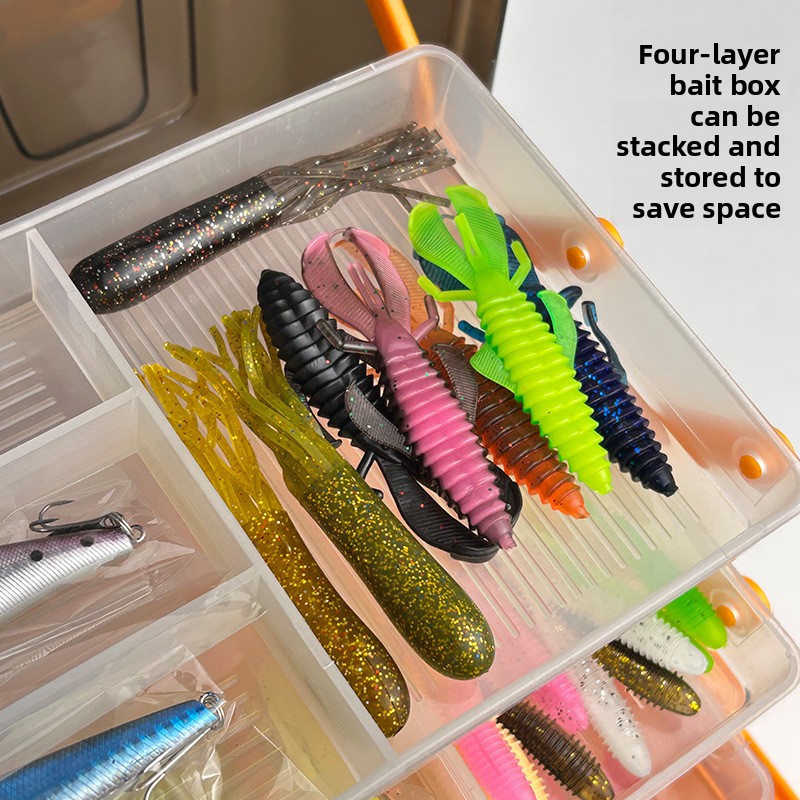 Large Four-Layer Outdoor Fishi - Tackle Box recension och pris