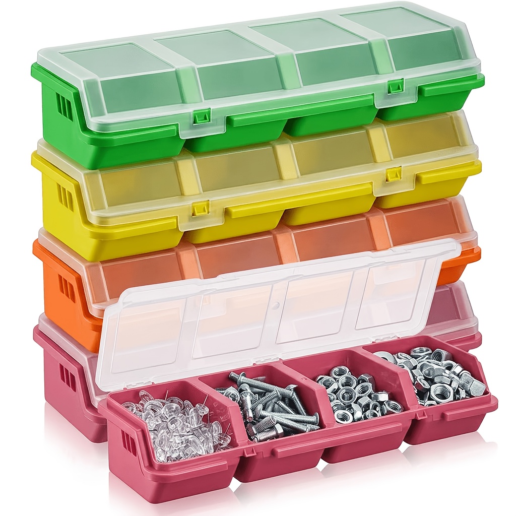 2 Pack 4 Compartments Plastic  - Fishing Equipment Organizer recension och pris