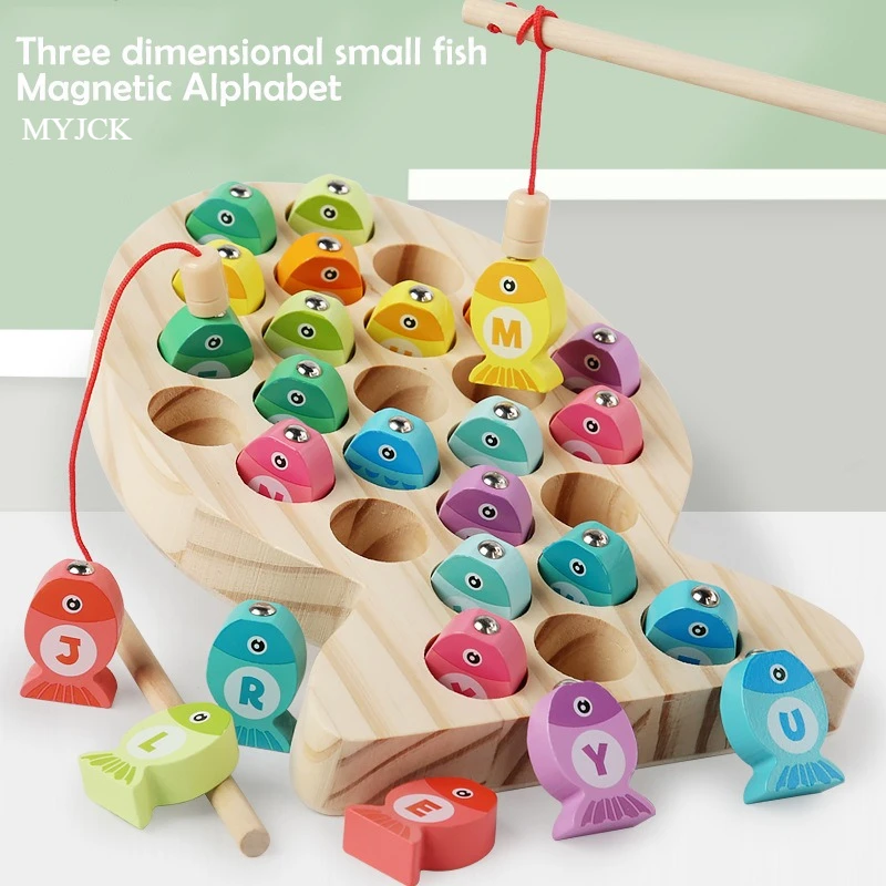 Kids Wooden Fishing Game Toy G - Fishing Equipment Kids recension och pris
