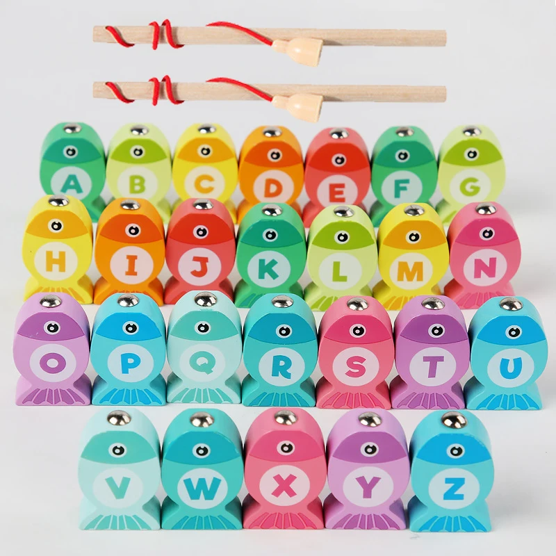 Kids Wooden Fishing Game Toy G - Fishing Equipment Kids recension och pris