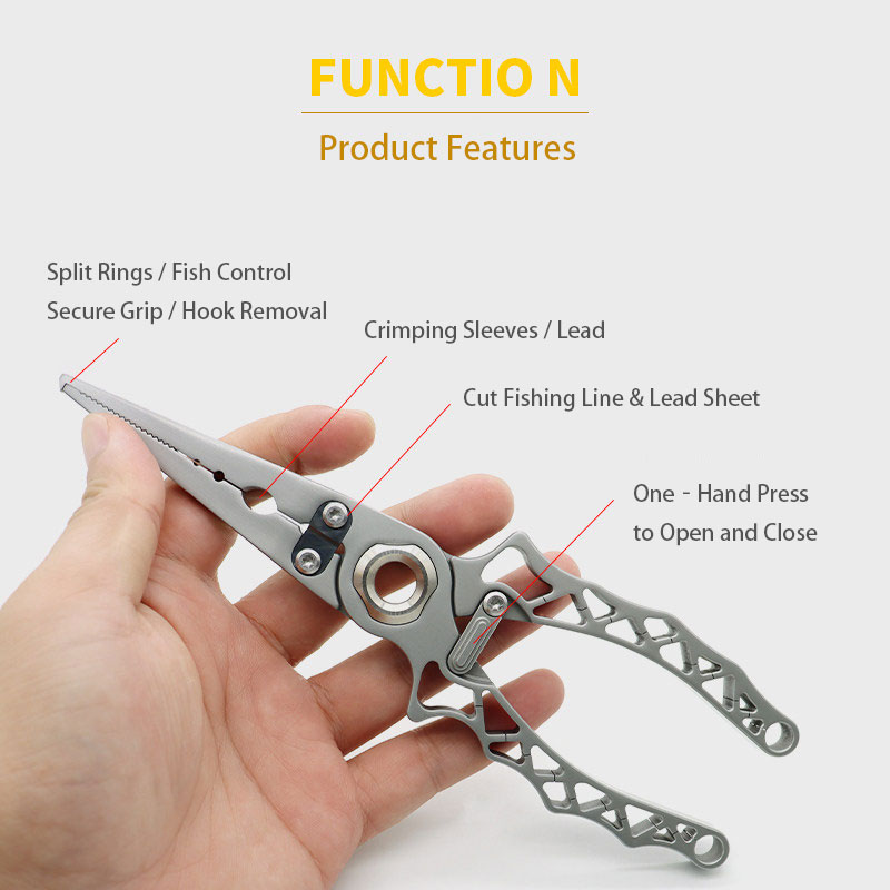 Portable Stainless Steel Fishi - Fishing Pliers recension och pris