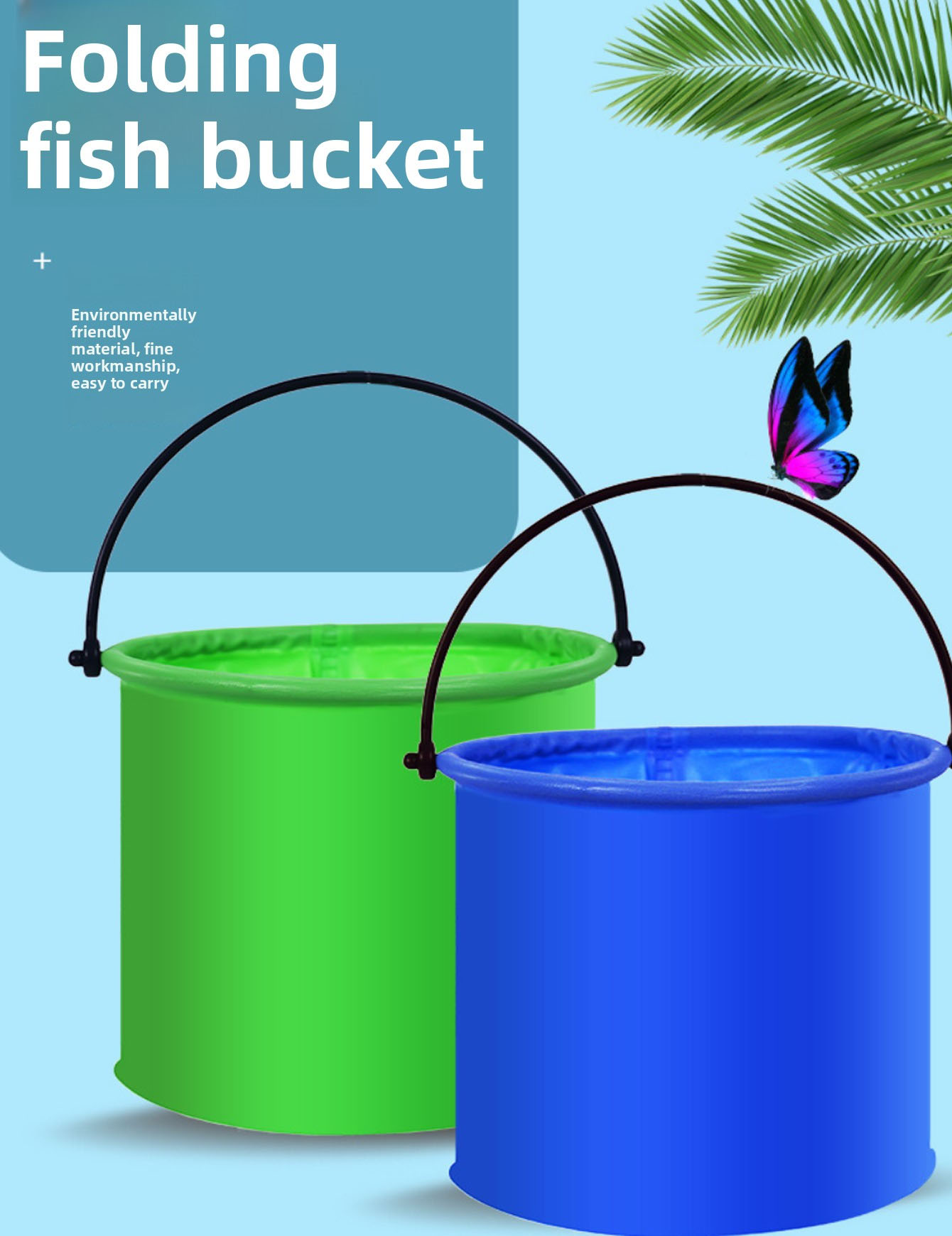 Telescopic Fishing Bucket, Ext - Fishing Equipment For Sale recension och pris