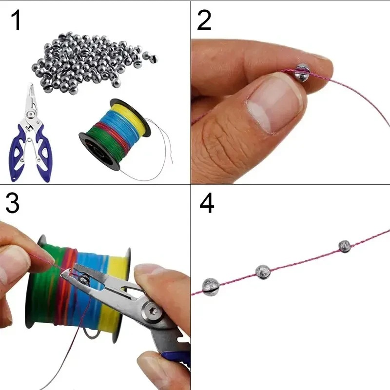 Split Shot Fishing Sinkers Wei - Tackle Box recension och pris