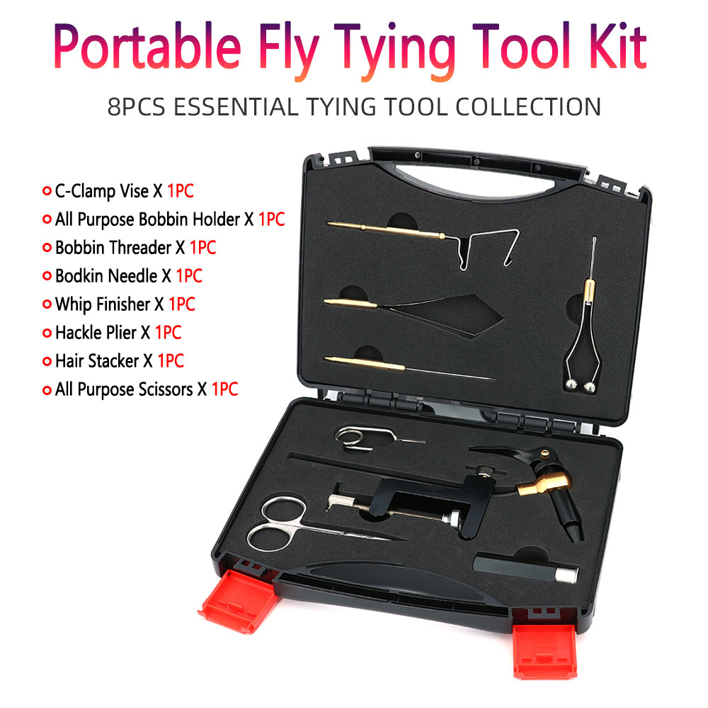 8pc/Set Hardened Steel C-Clamp - Fishing Pliers recension och pris