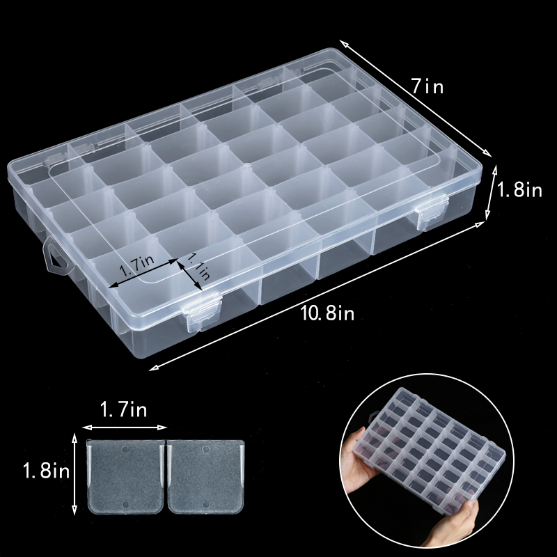36 Grids Plastic Organizer Box - Fishing Equipment Organizer recension och pris