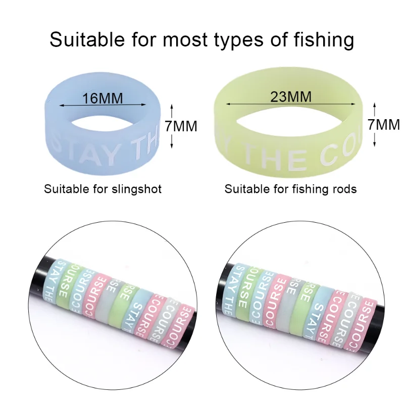20PCS Anti Slip Silicone Multi - Fishing Rod Glove recension och pris